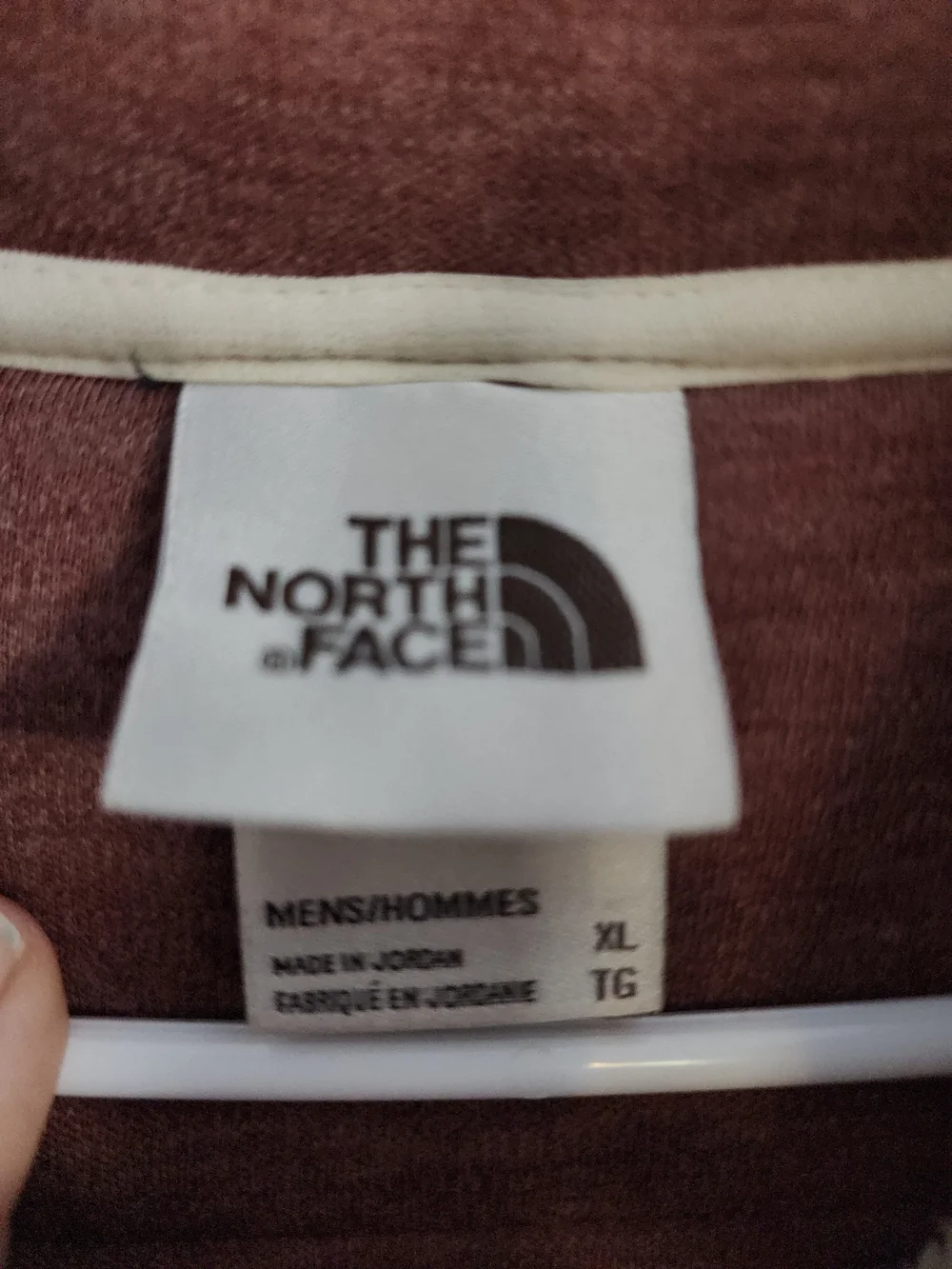 The North Face Men's Pullover Snap-Front in Dusty Rose Heather